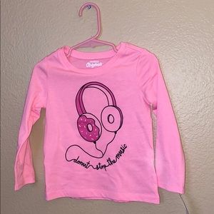 Girls long sleeve graphic t- shirt